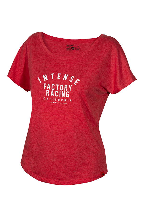 Women's INTENSE Factory Racing Tee - Vintage Red