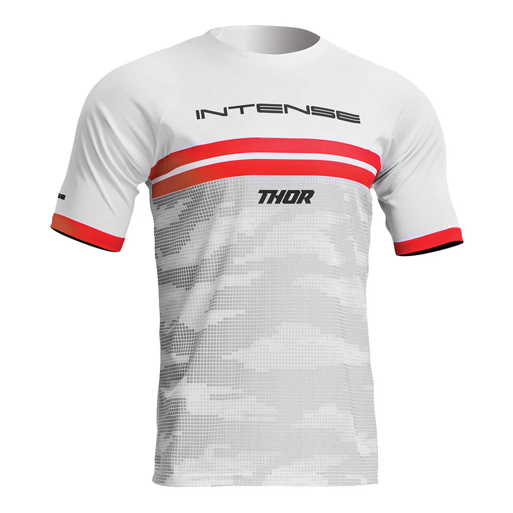 INTENSE THOR Short Sleeve Camo White Jersey