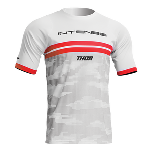 INTENSE THOR Short Sleeve Camo White Jersey