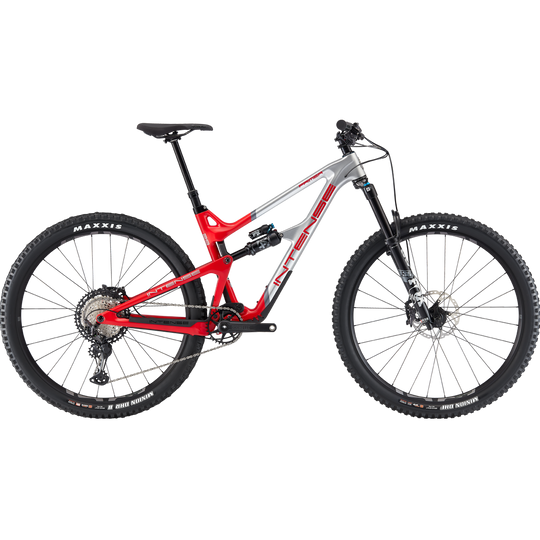 INTENSE CYCLES PRIMER 29 PRO RED/SILVER CARBON TRAIL MOUNTAIN BIKE