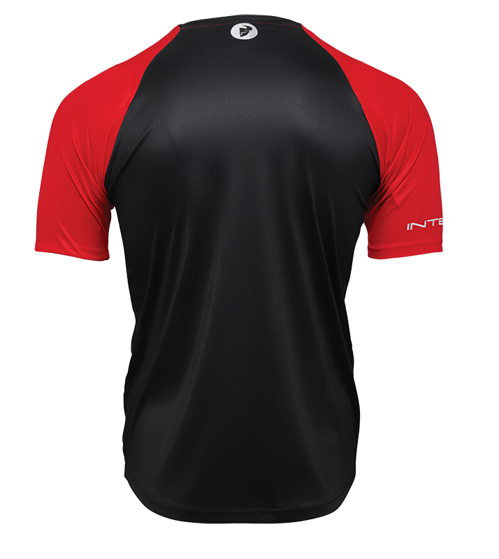 INTENSE x THOR Assist Short Sleeve Jersey - CHEX RED/BLACK