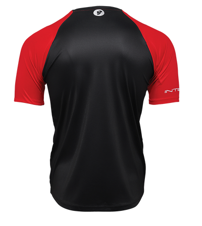 INTENSE x THOR Assist Short Sleeve Jersey - CHEX RED/BLACK