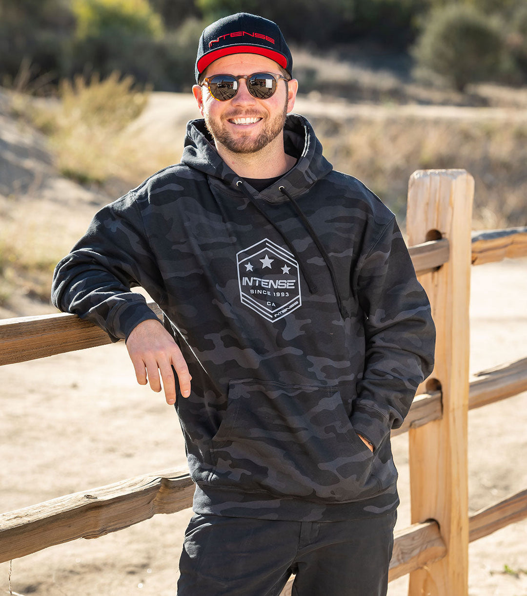 INTENSE Black Camo Pullover Hoodie INTENSE CYCLES INTENSE Australia